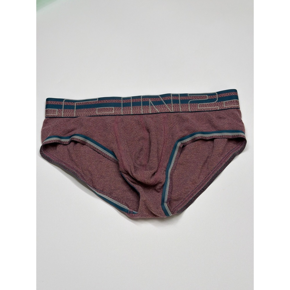 C-In2‎ Mens Briefs Underwear Burgundy Heathered Logo Waistband Size Small